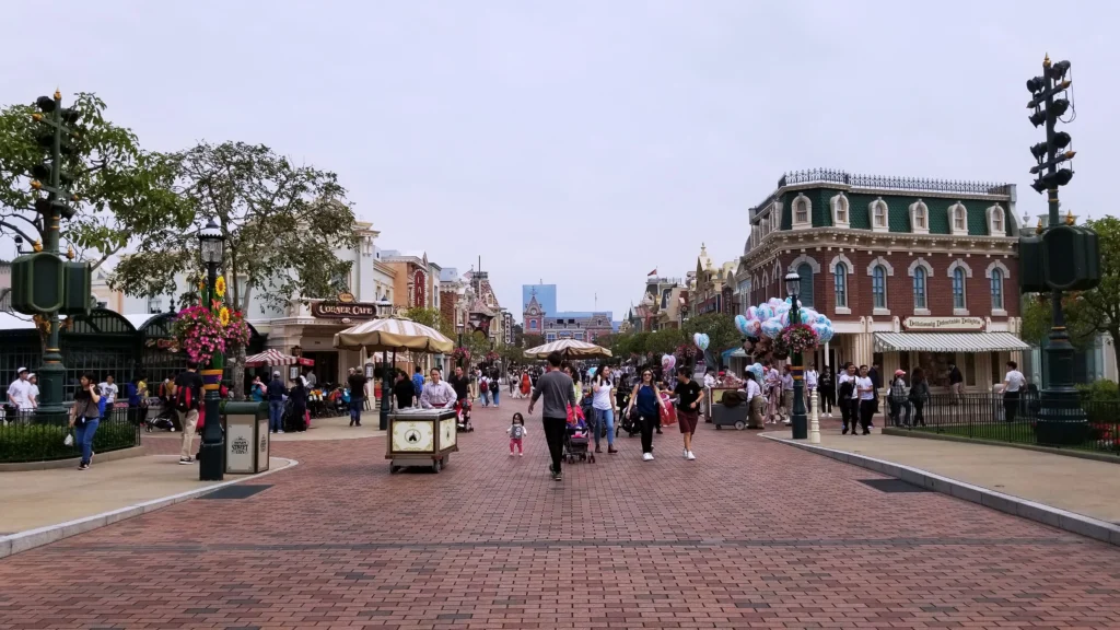 Main Street USA of Hong Kong Disneyland